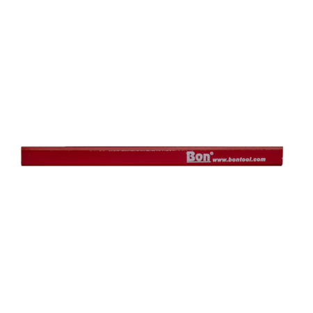 BON TOOL Bon 14-589 Pencil, Red Casing Hard Black Lead, (12/Pkg) 14-589